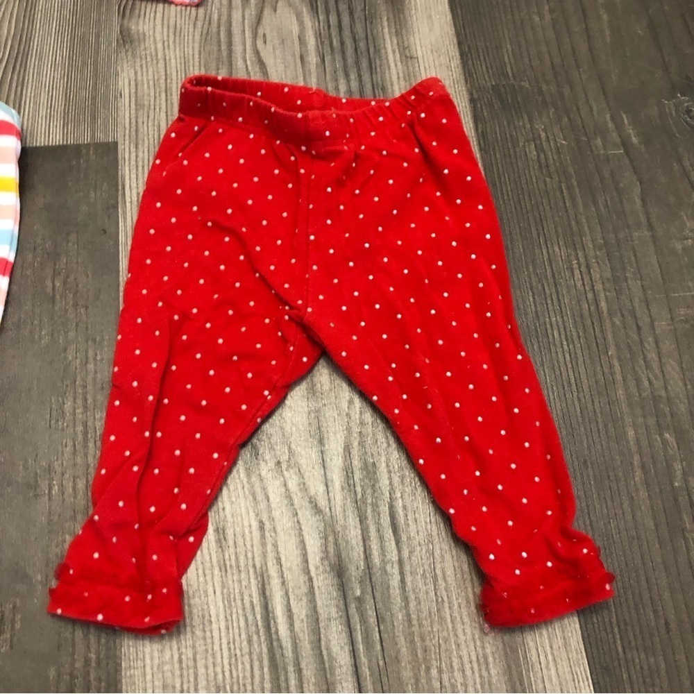 Carters‎ valentines day red leggings baby girl bundle 3m - Picture 4 of 8